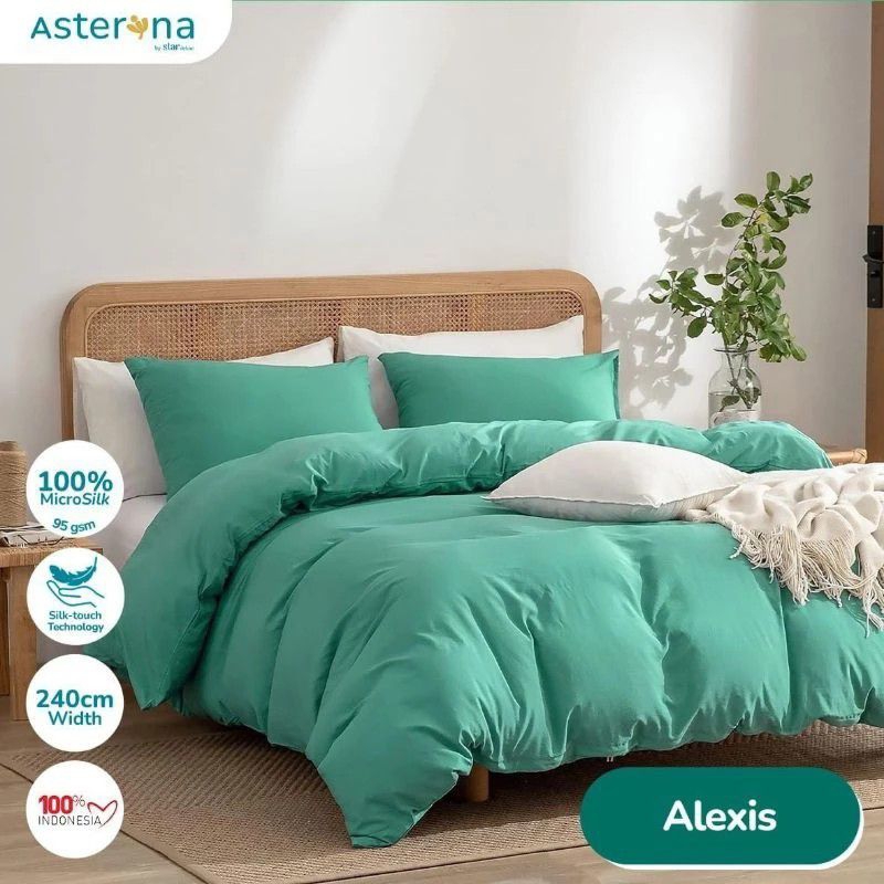 Sprei polos hotel anti geser warna alexis sprei set ukuran dan tinggi lengkap sprei seprai sprei 90x