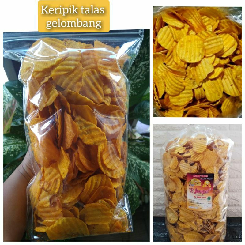 

Keripik Talas Gelombang Kemasan 500gr