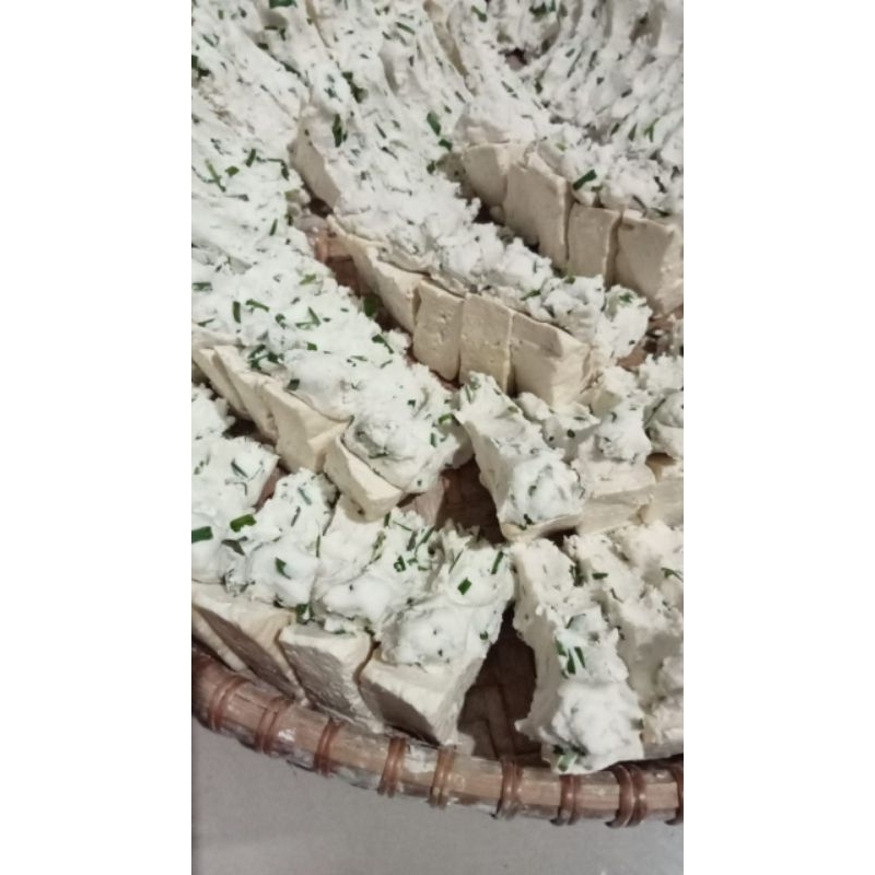 

Tahu Aci JUMBO TEGAL Setengah Mateng vacum/ besek 25 biji