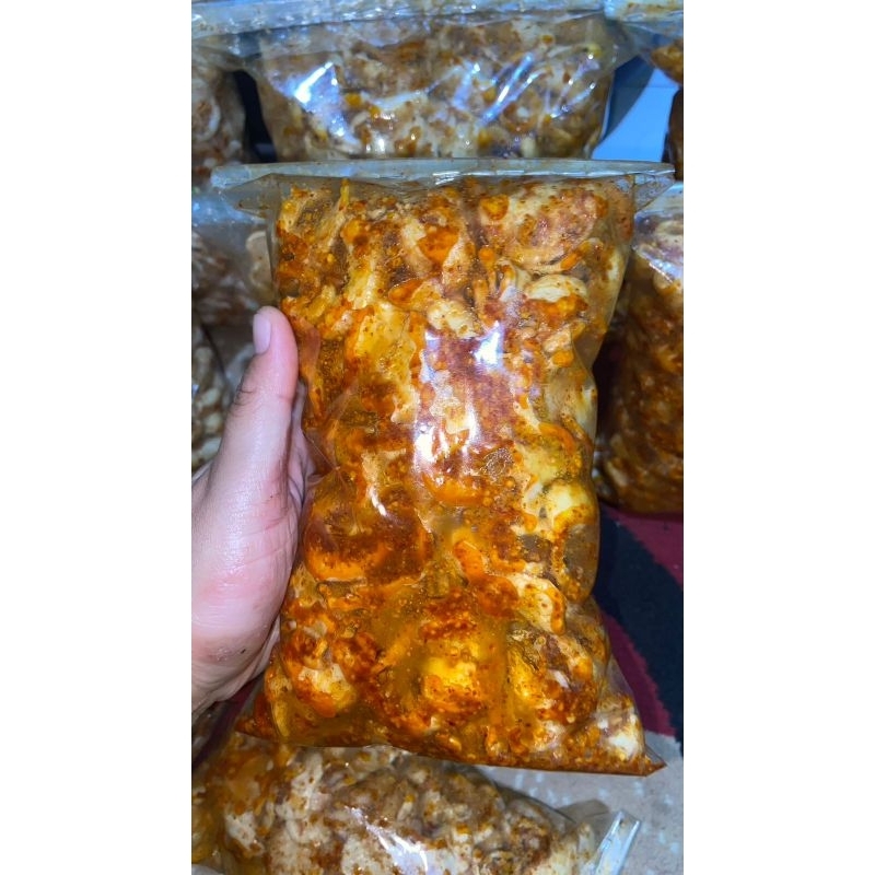 

seblak kerupuk bumbu kacang pedas dan original