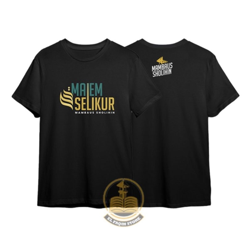 (SISA TAHUN KEMARIN) kaos malam selikur pondok pesantren mambaus sholihin code a1