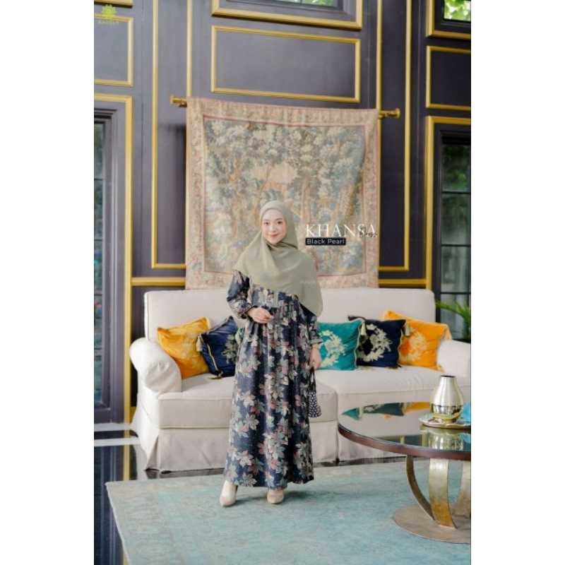 Khansa Dress Black Pearl ORI By Ragela