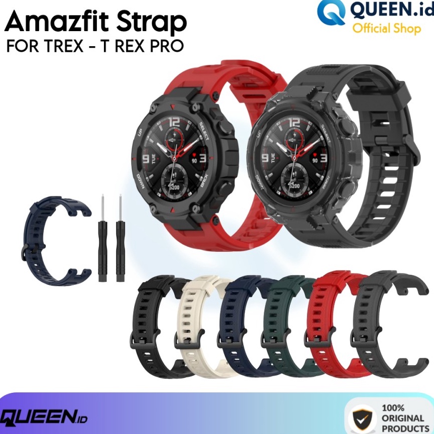 TERBARU Tali Jam  Strap Amazfit TREX PRO  Replacement TREX Tali Silikon