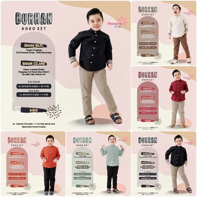 BURHAN KOKO SET by Annora Kids