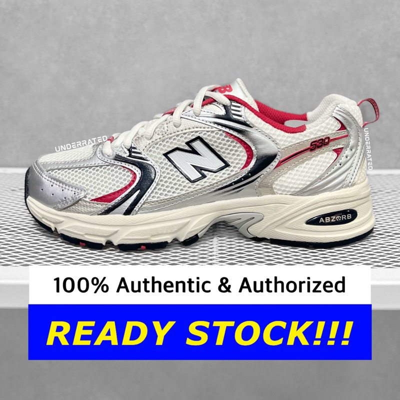 New Balance 530 Red Metallic Cream MR530ZNR (100% Authenthic)
