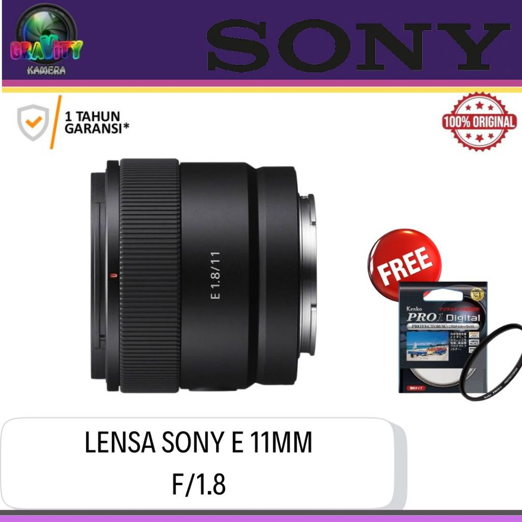 LENSA SONY E 11MM F1.8 / SONY E 11MM F1.8