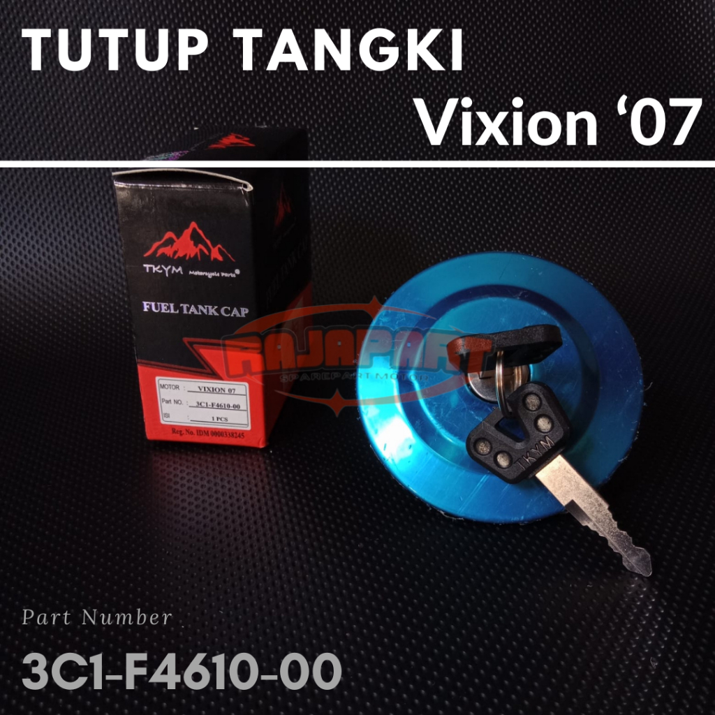 Tutup Tangki Bensin Vixion 2007 Scorpio Z (3C1) Original Takayama