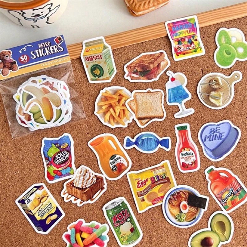 

[LIMITED] 50-61 PCS AESTHETIC STICKERS