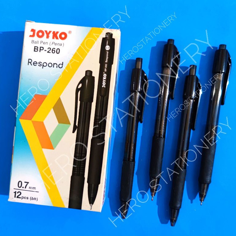 

UVR356 COD NEWPRODUCT Pen ballpen joyko respond 7 mm BP26 12 unit