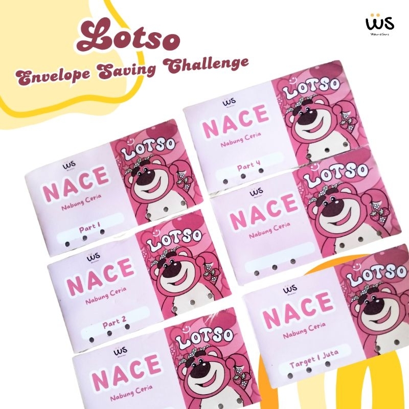 

AMPLOP MENABUNG LOTSO SERIES (PAKET MENABUNG/CASH ENVELOPE)