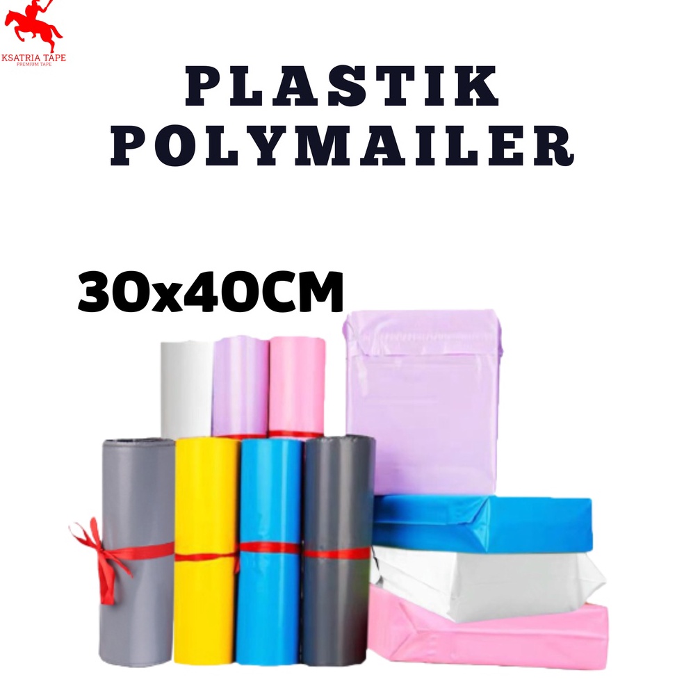 

XRM374 TERBARU PLASTIK POLYMAILER Ksatria Tape Polymailer 3x4 isi 1 Plastik Packing Kemasan Packing Olshop COD