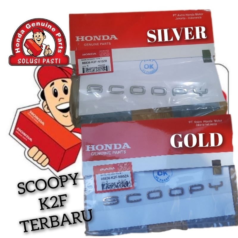 Emblem logo Scoopy prestige Original