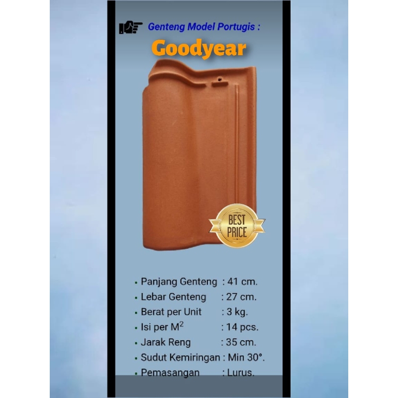 Genteng Goodyear Karangpilang Portugis