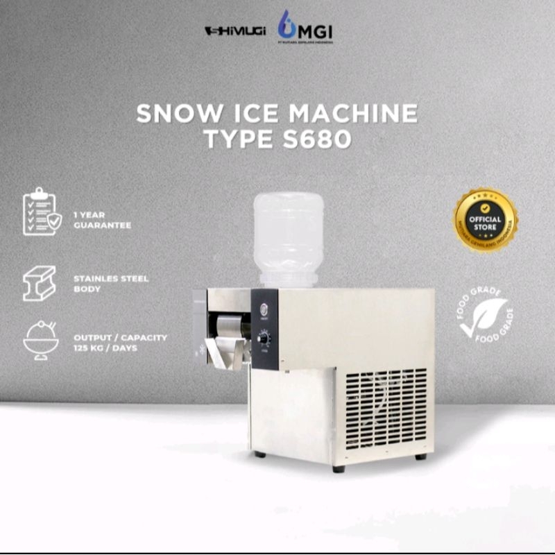 Shimugi Snow Ice Machine S680/Mesin Snow Ice Shimugi S680
