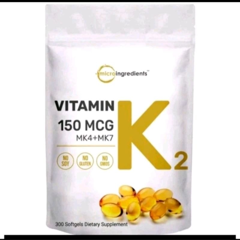 Microingredients Vitamin k2 150 Mg 300 softgel