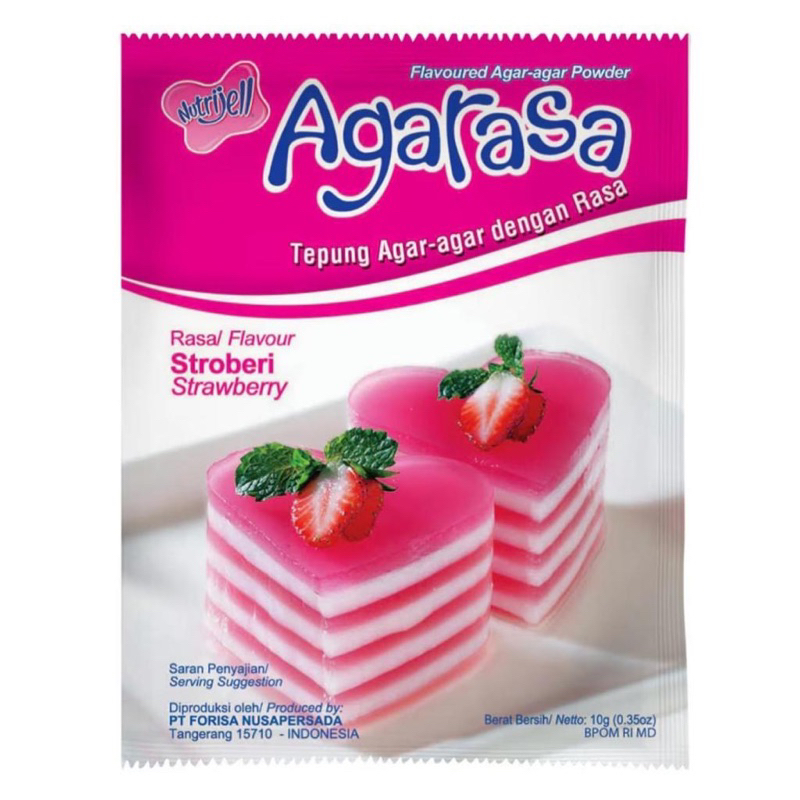 

Agar Rasa Strawberry Flavour