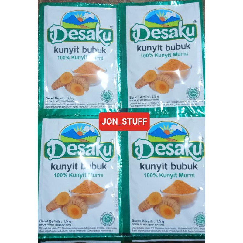 

Kunyit bubuk Desaku 7.5 gramx 12