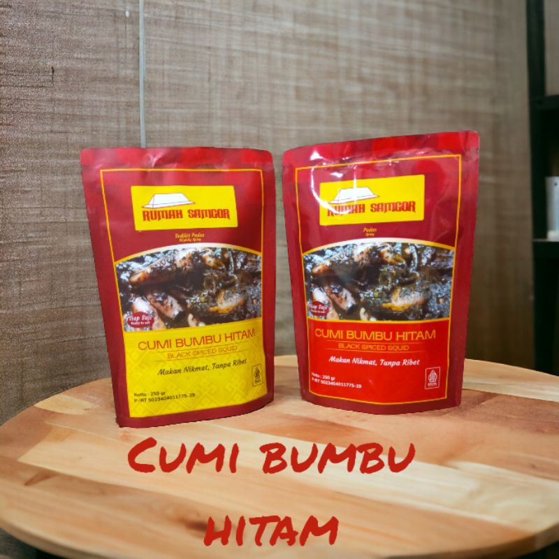 Cumi hitam pedas