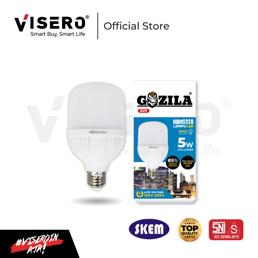 Lampu Bulb LED GOZILA 5 Watt