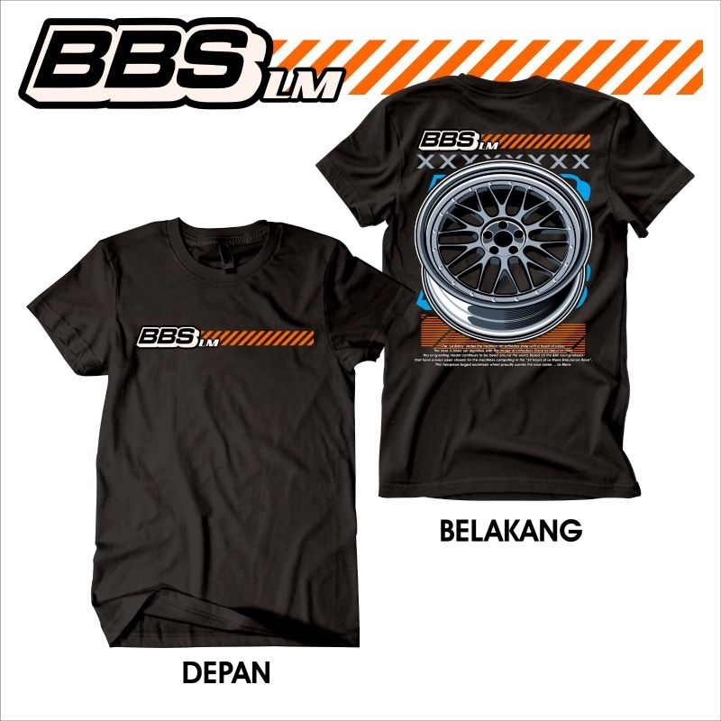 Kaos Velg Mobil BBS LM Le Mans Otomotif Kaos Skena mobil BBS LM