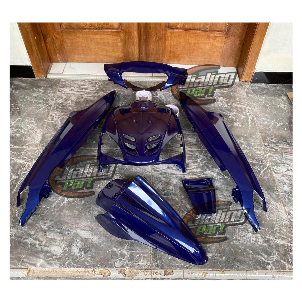cover body mio sporty tahun 2004-2007 body mio full set biru yamaha mio sporty murah