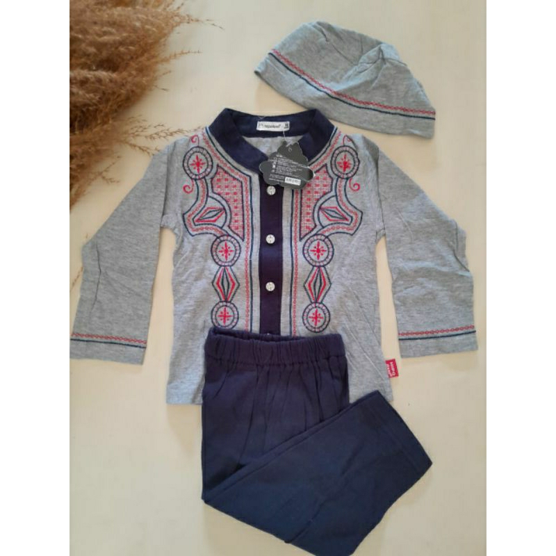 SET KOKO BABY HIPOFANT 0 -1THN / BAJU MUSLIM BABY BR*NDED MURAH / BAJU MUSLIM BAYI PREMIUM