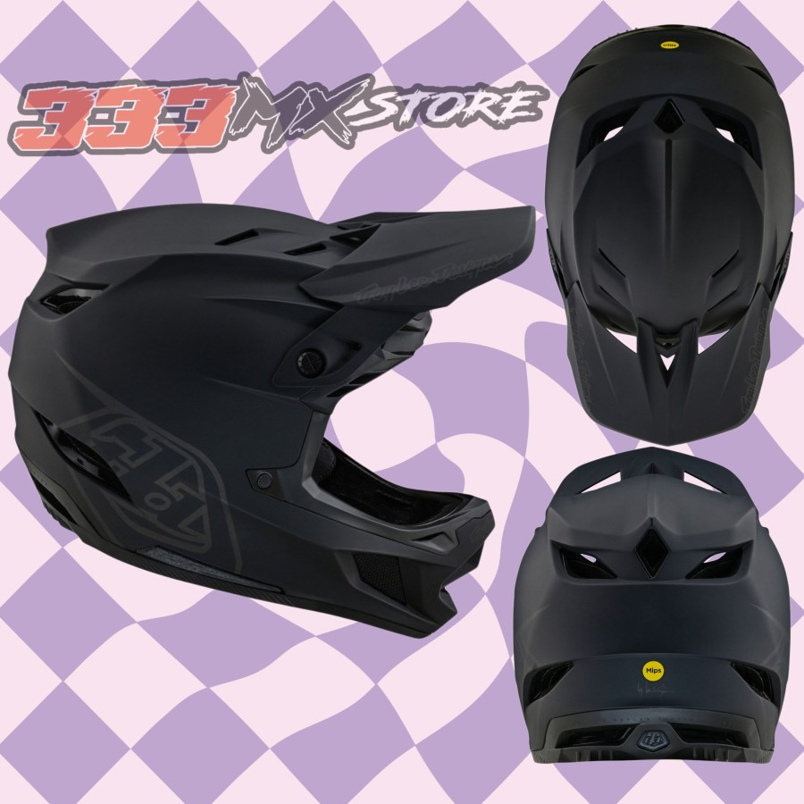 Helm TLD D4 Composite Steatlh Black Helmet Sepeda TLD D4 Original