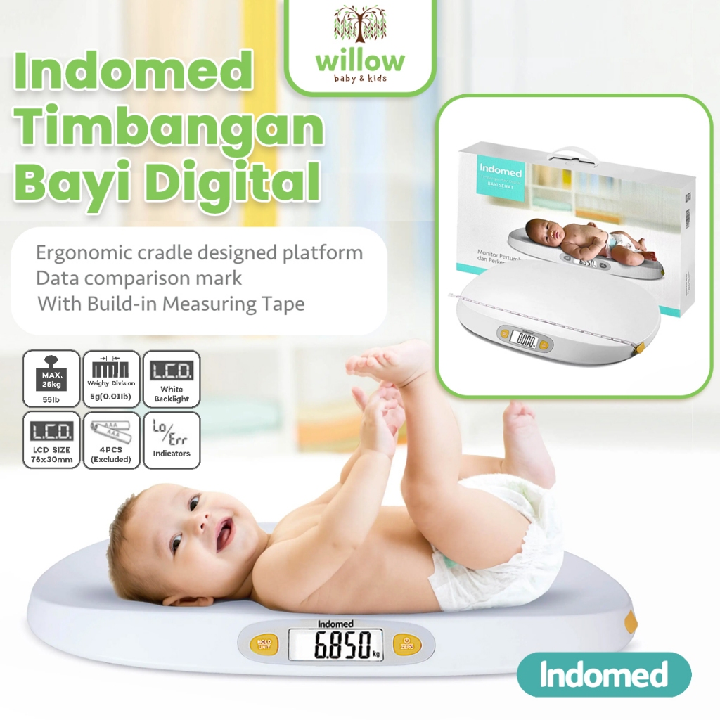 Timbangan Badan Bayi - Indomed Timbangan Bayi Digital