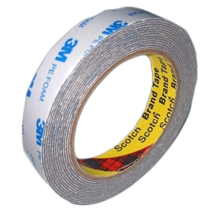 

Double Tape 3M Pe Foam / Solasi BB Busa 20 mm X 4.5 M 20mm X 4.5M||Perekat / Double Tape 3M Pe Foam