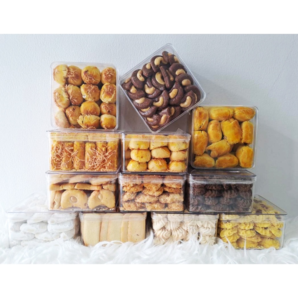 

EQP762 COD TERMURAH Kue kering Nastar Keju Putri salju Coklat mede Sagu keju 3gr