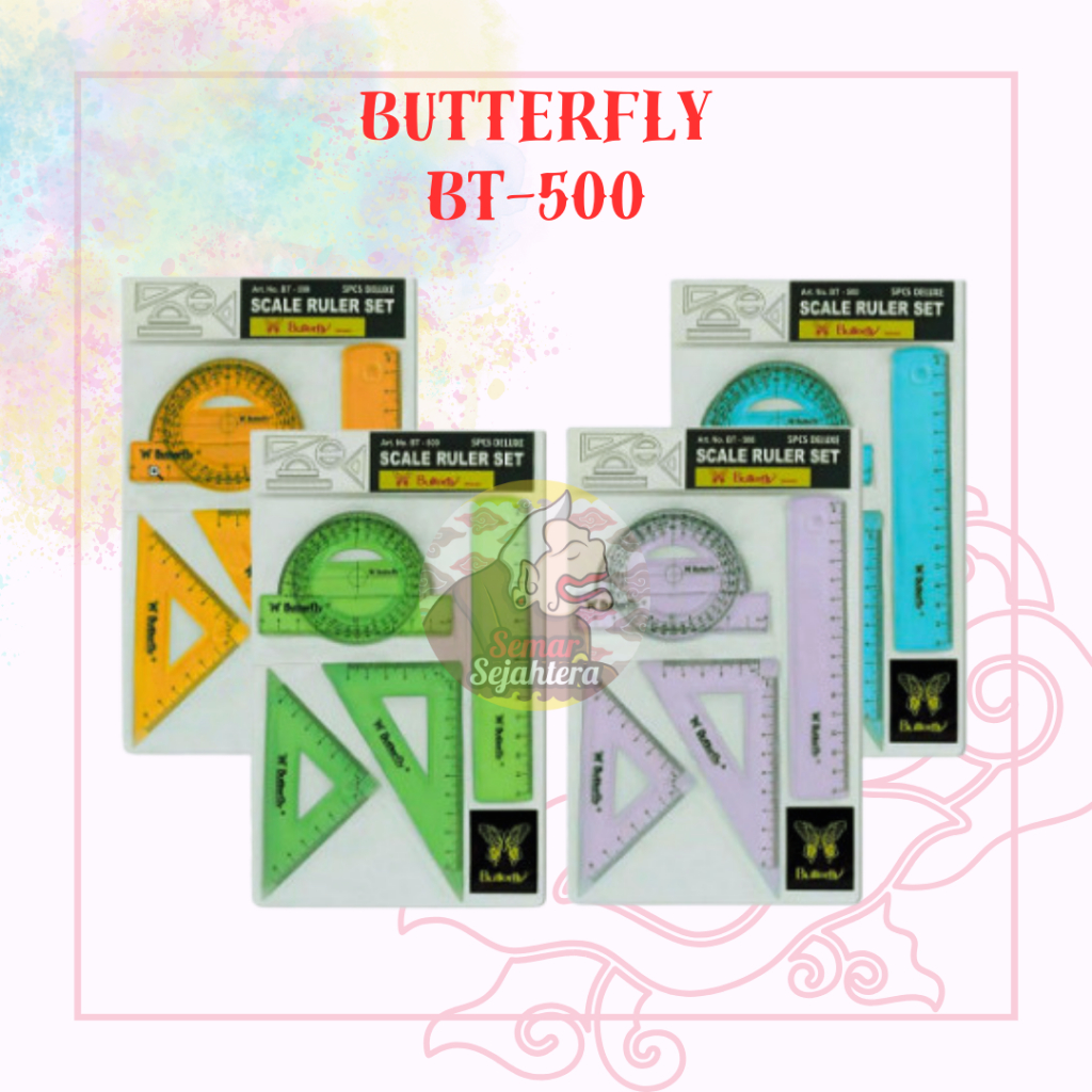 

[PCS] PENGGARIS SET LENGKAP BUTTERFLY BT-500*