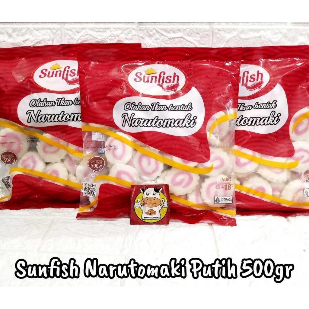 

SUNFISH NARUTOMAKI PUTIH KEMASAN 500GRAM - DISASS JOGJA