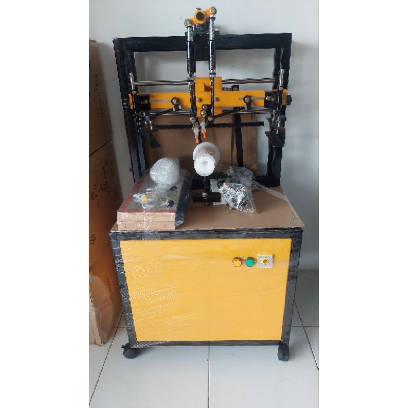 Mesin Sablon Cup Otomatis 2 Warna Tipe Rack Gear