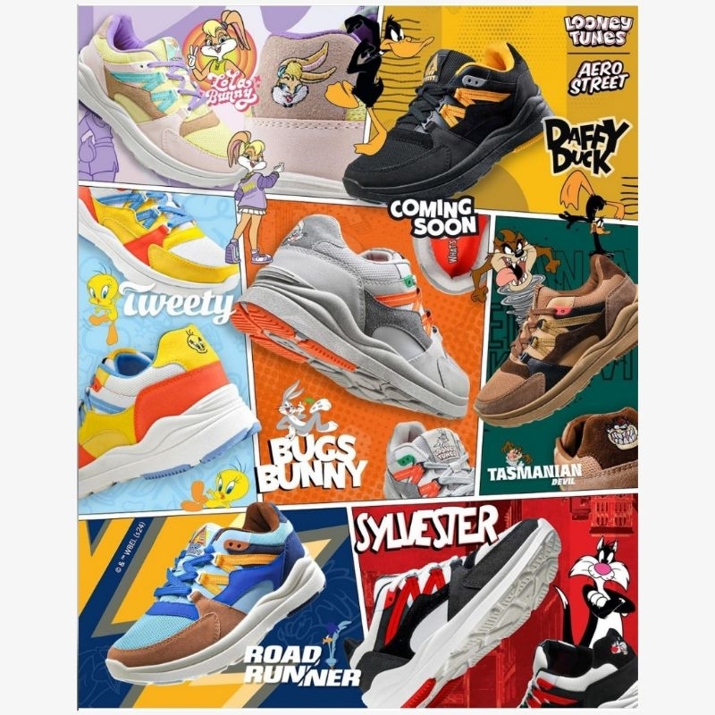 Sepatu Aerostreet x Looney Tunes
