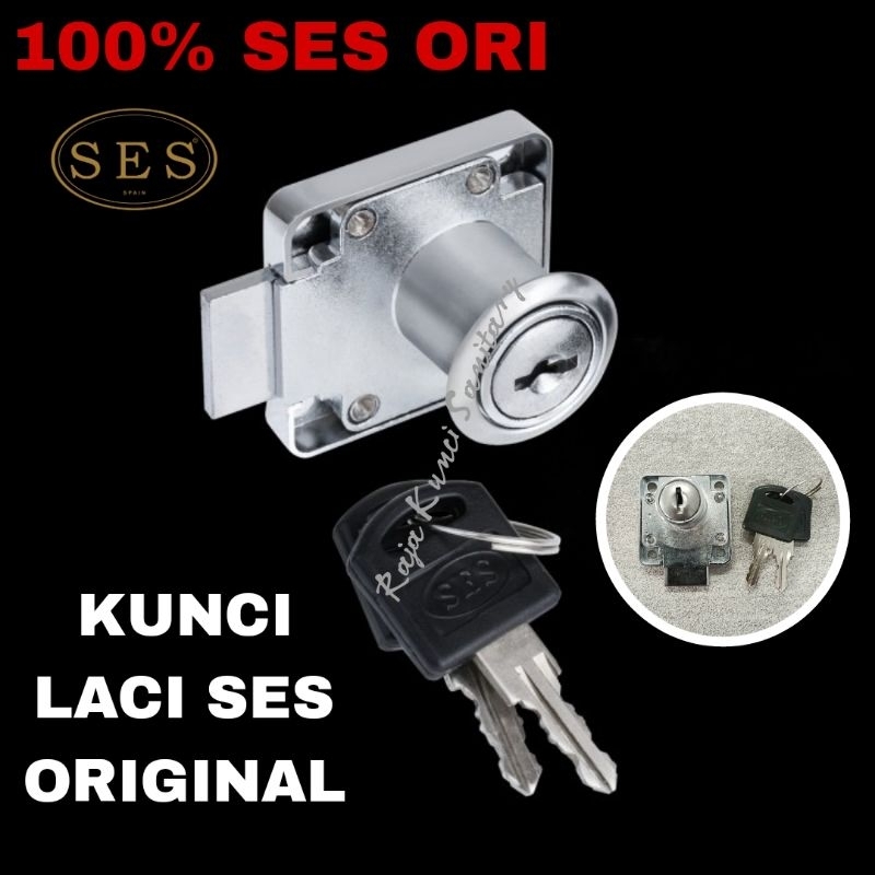 Kunci Laci SES/ Kunci Lemari SES 138 - 22 Chrome / Drawer Lock