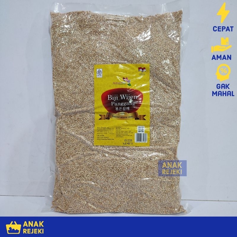 

Biji Wijen Panggang 1kg - Roasted Sesame Seeds Toasted Wijen Sangrai
