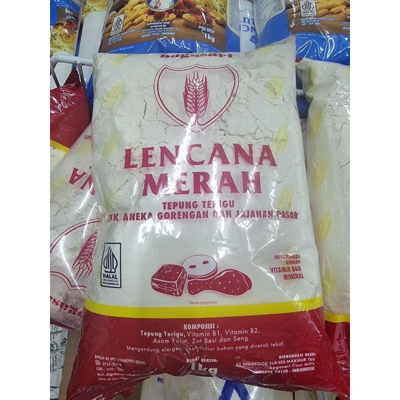 

tepung lencana merah 1 kg