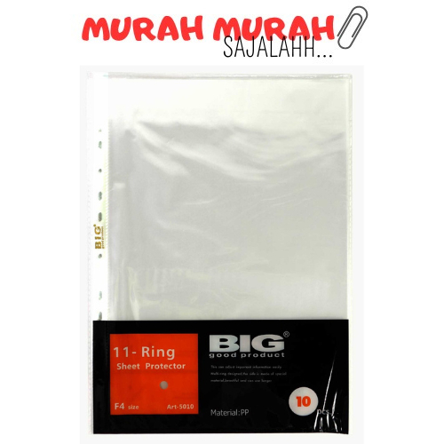 

BIG Sheet Protector F4 / PP POCKET / PP F4