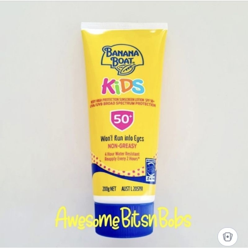 Banana Boat SPF 50+ Kids 200g Tube