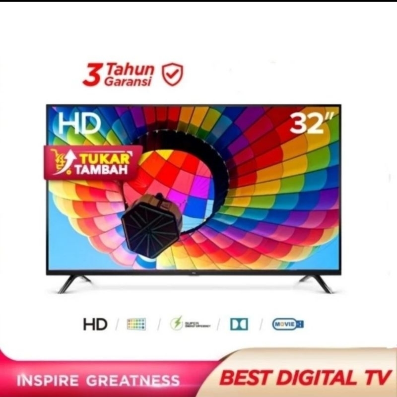 LED TV Digital TCL 32" 32B3 | 32 B3 B 3 inch in HD ready usb hdmi