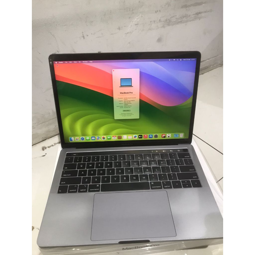 Macbook pro 13 inc 2019 Bekas