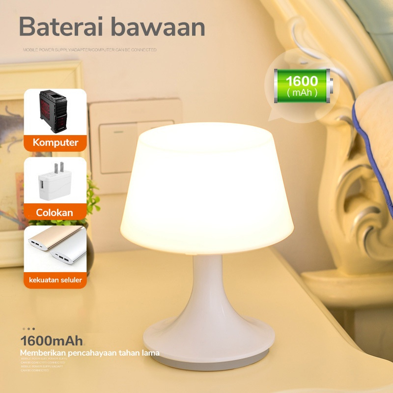 Promo Terbaru Remote Control Lampu Malam Led Kecil Pelindung Mata Lampu Samping Tempat Tidur