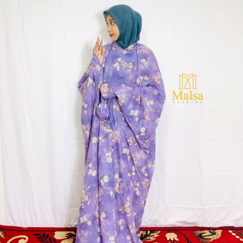 Mukena Parasut Traveling motif