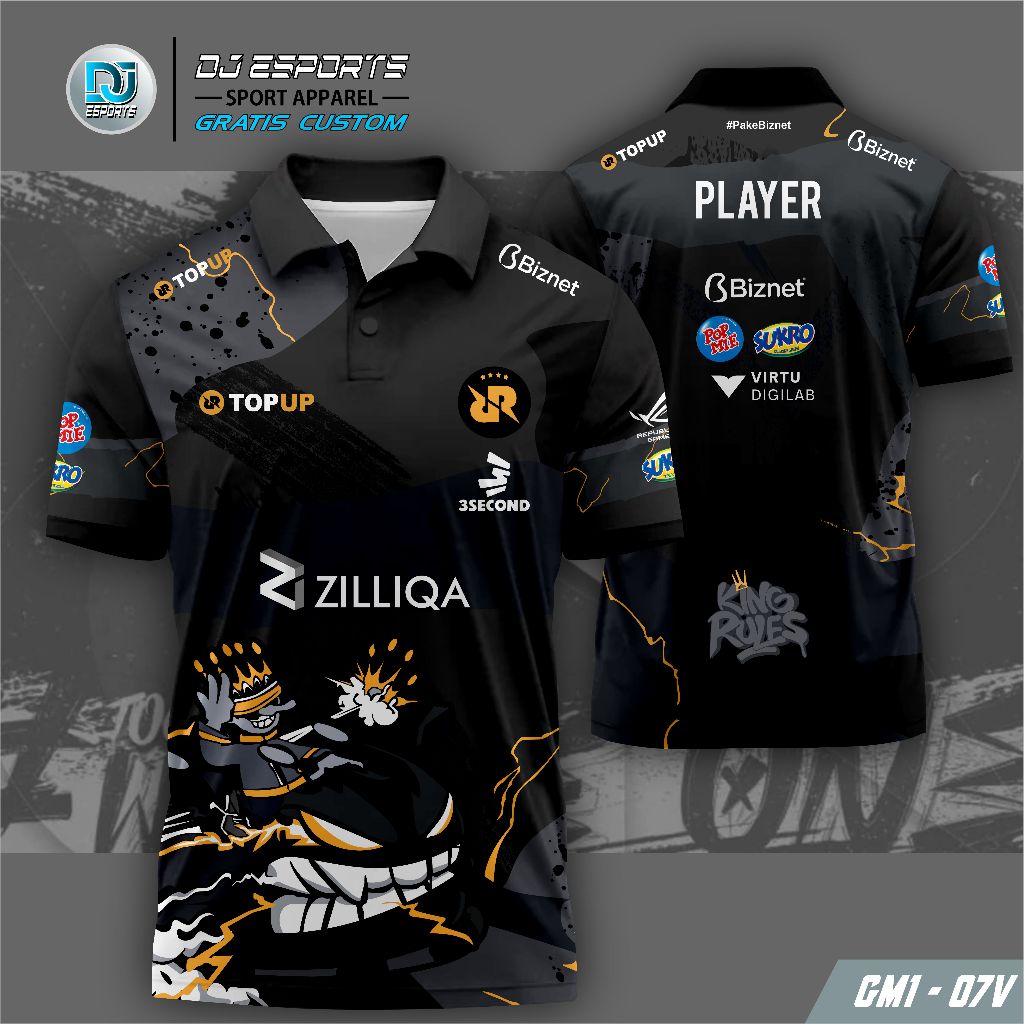 Jersey RRQ MPL Season 13 Anak dan Dewasa Custom Nama Full Printing Sublime