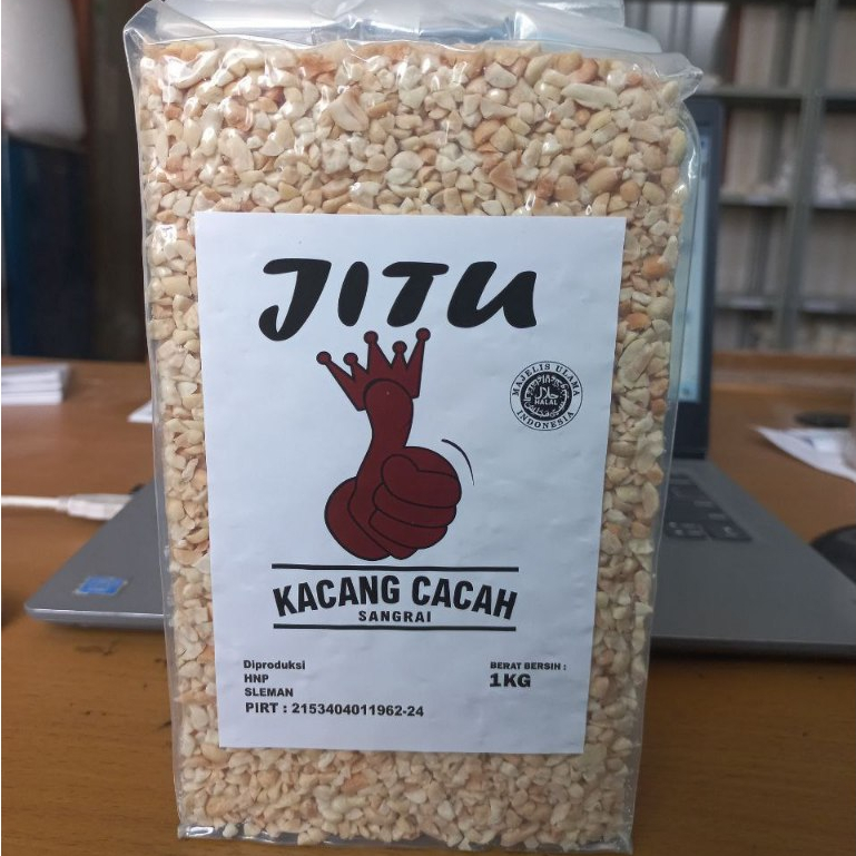 Kacang Sangrai JITU 1KG / Kacang Sangrai / Kacang Cacah Panggang
