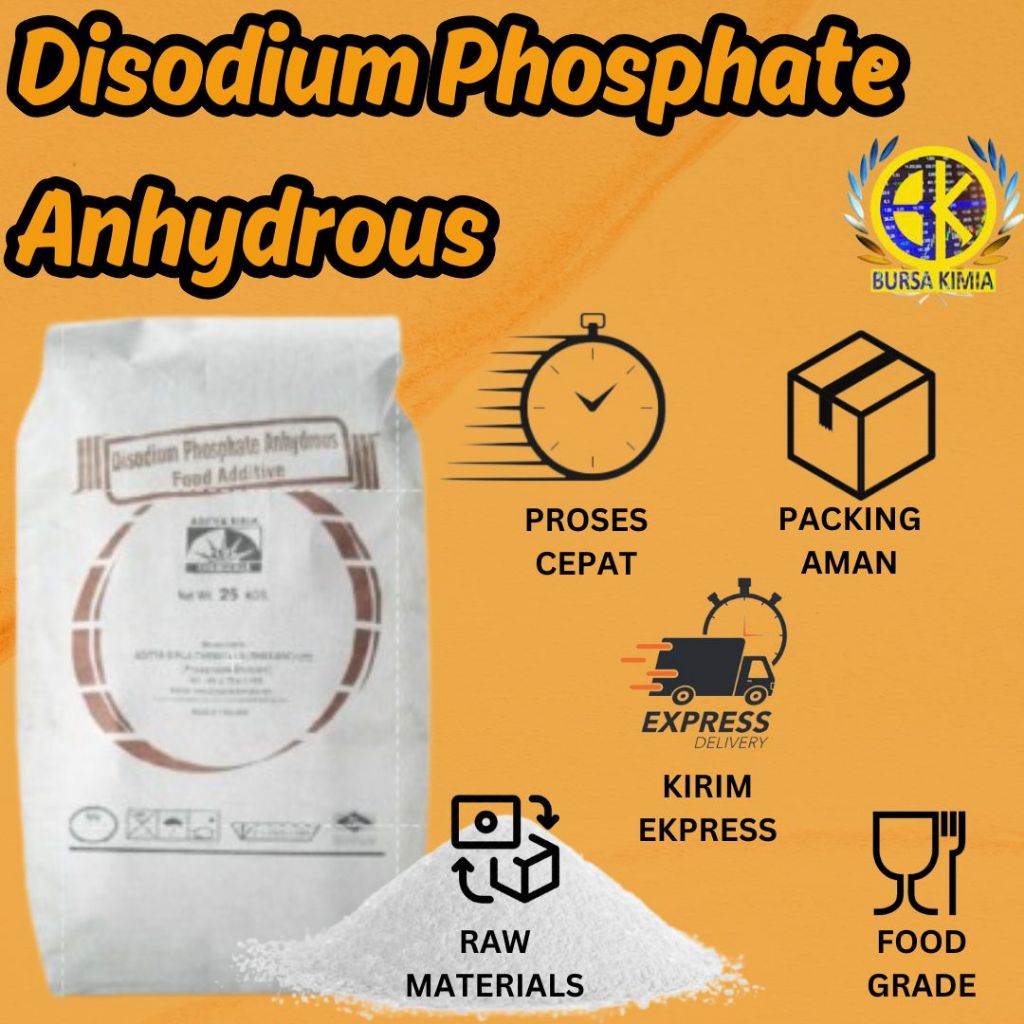 

DSP Food Grade 500gr / Disodium Phospaten Ahydrous