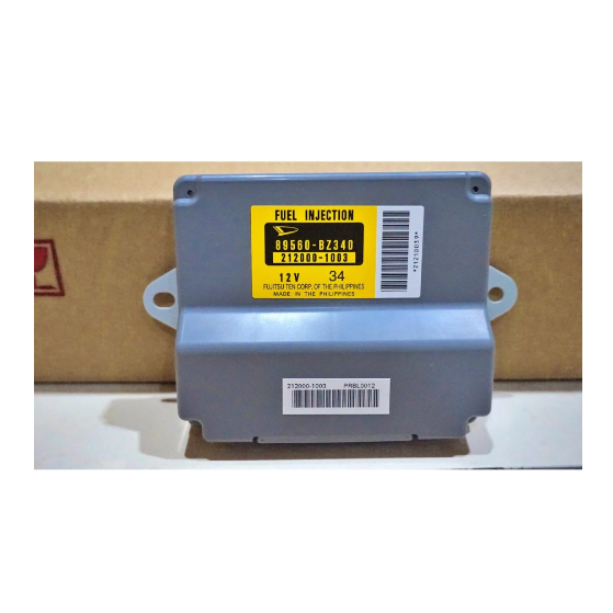 ENGINE CONTROL UNIT ECU KOMPUTER COMPUTER TOYOTA AVANZA XENIA 1.3 1300 NON VVTI 89560-BZ340