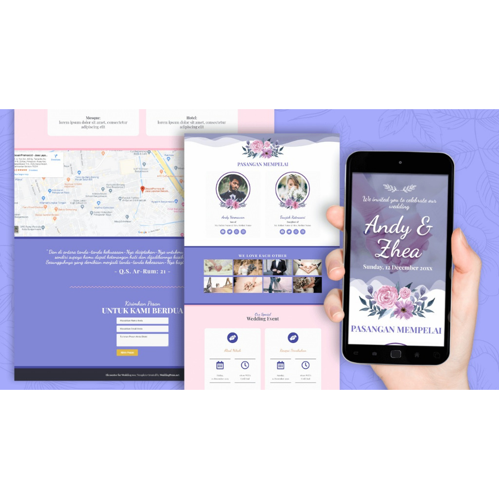 Undangan pernikahan web l undangan digital khitanan