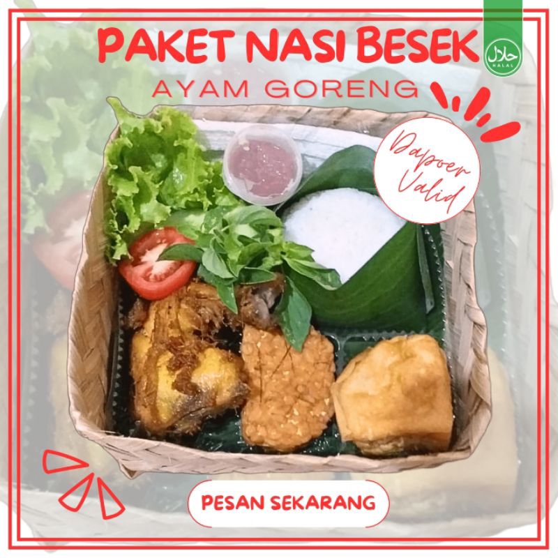 

Paket Nasi Besek Ayam Goreng