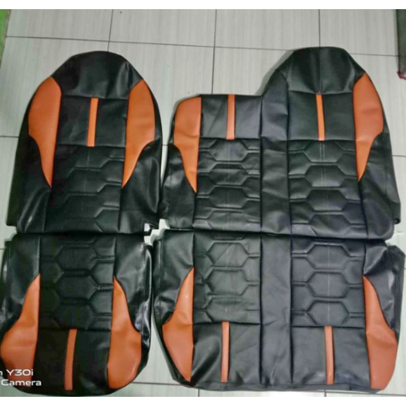cover jok mobil truk elf macan